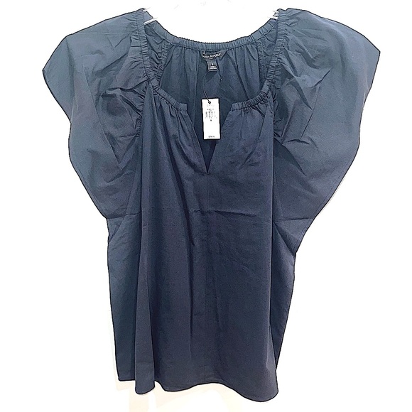 Banana Republic Factory Tops - BANANA REPUBLIC FACTORY - Black Short Sleeve Top - NWT